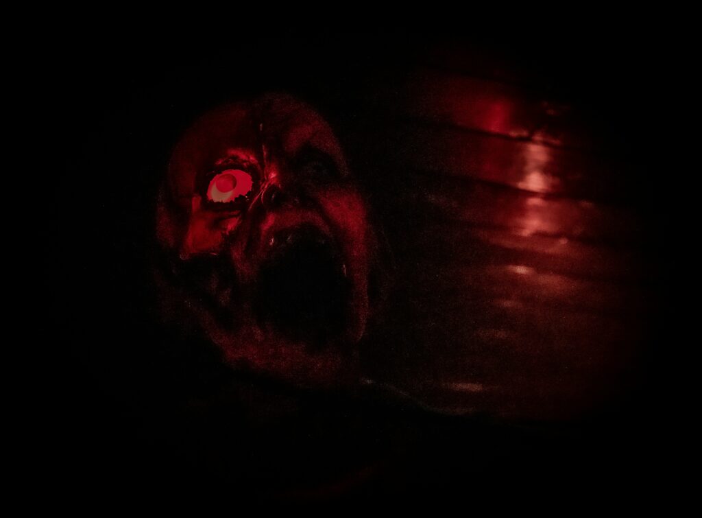 a spooky skull image to represent a horror trope