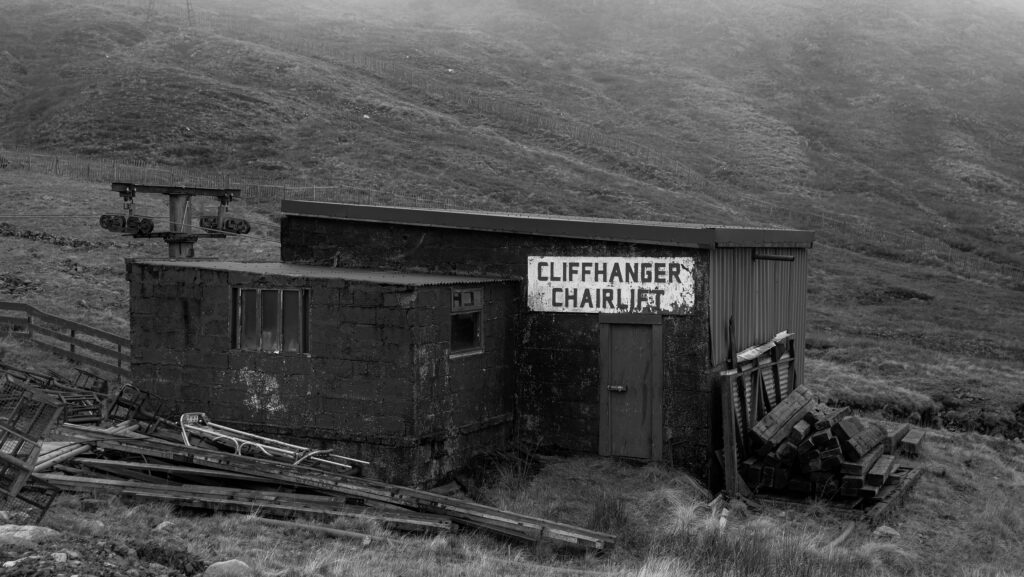 a spooky building to represent how to build suspense in a short horror story