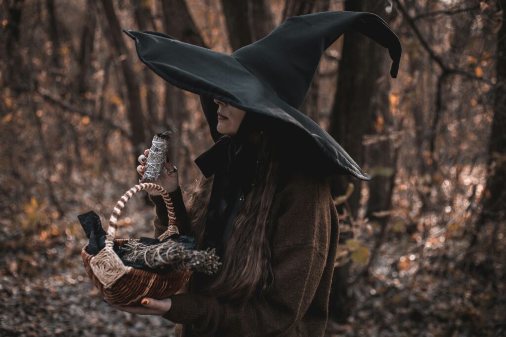 a witchy pic to represent cozy horror