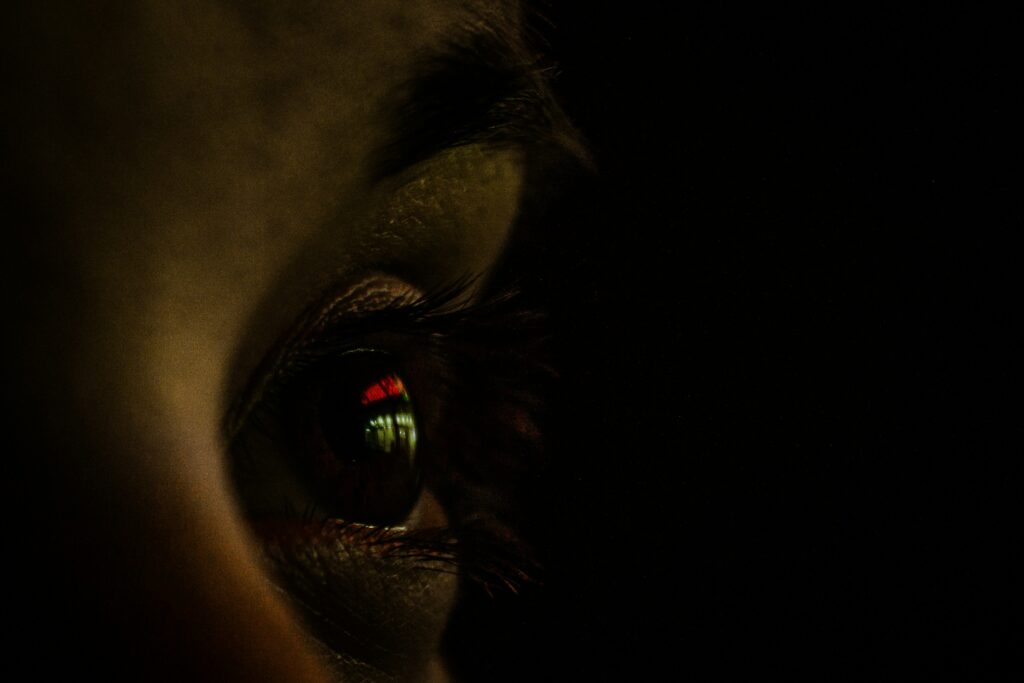 a creepy eye to represent horror subgenres
