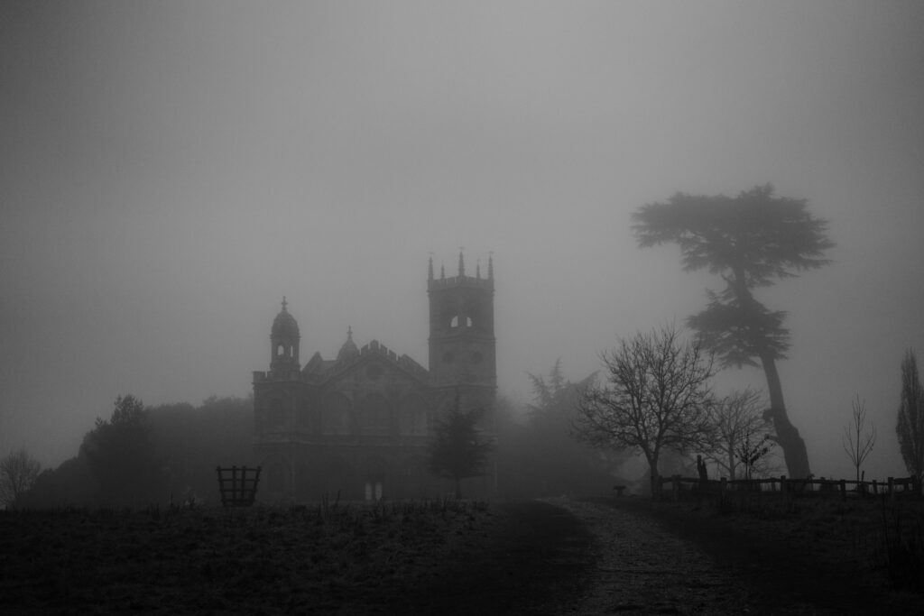 a dark castle to represent how to write gothic horror